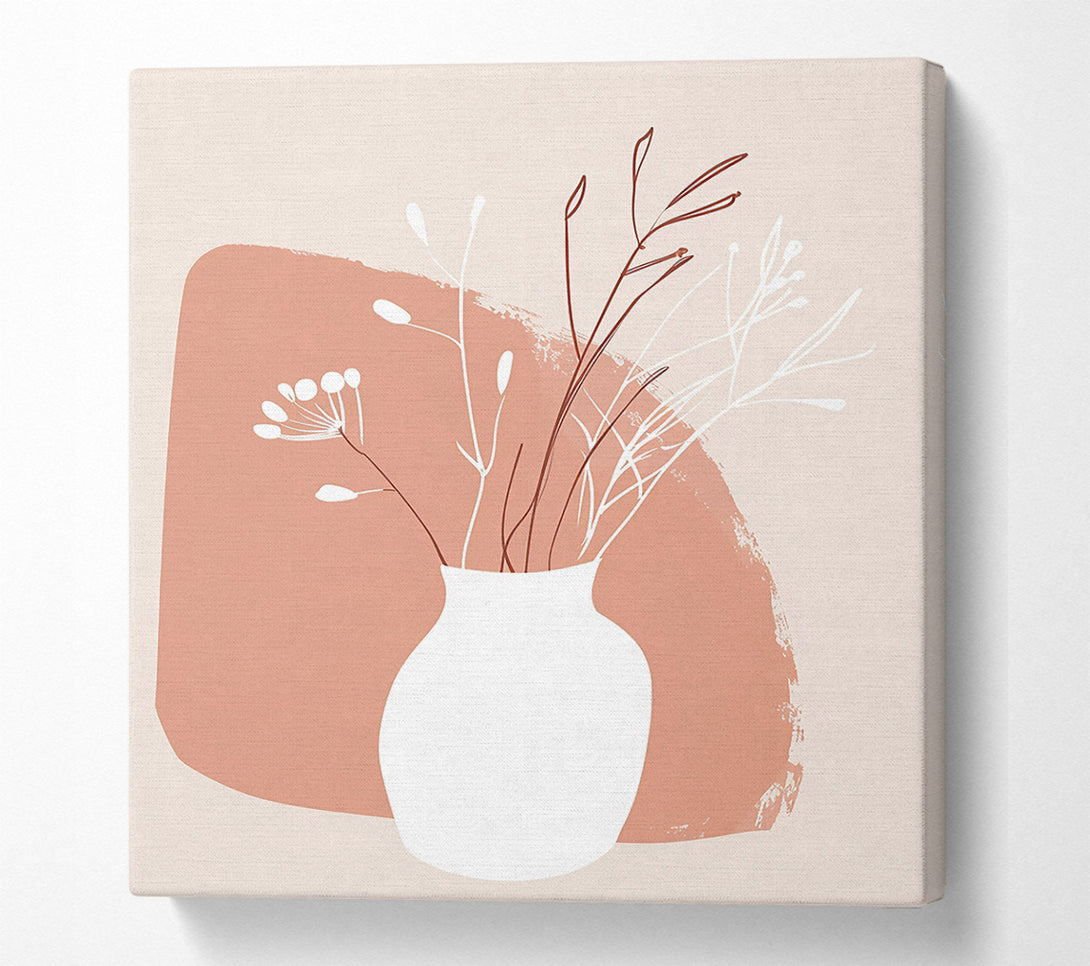  A Canvas Print of Dusty Rose Blooms Canvas Wall Art