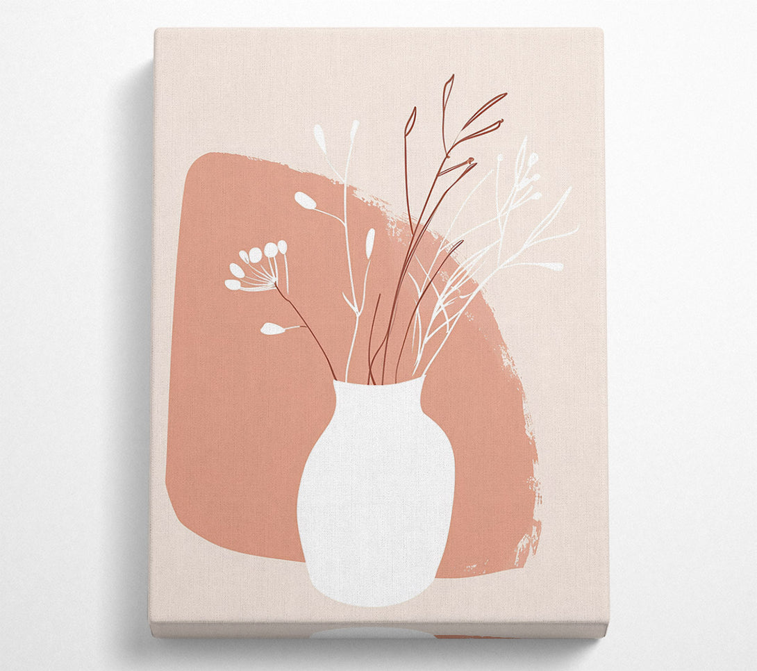  A Canvas Print of Dusty Rose Blooms Canvas Wall Art