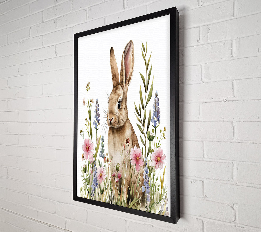  A Canvas Print of Pink Bunny Blooms Canvas Art