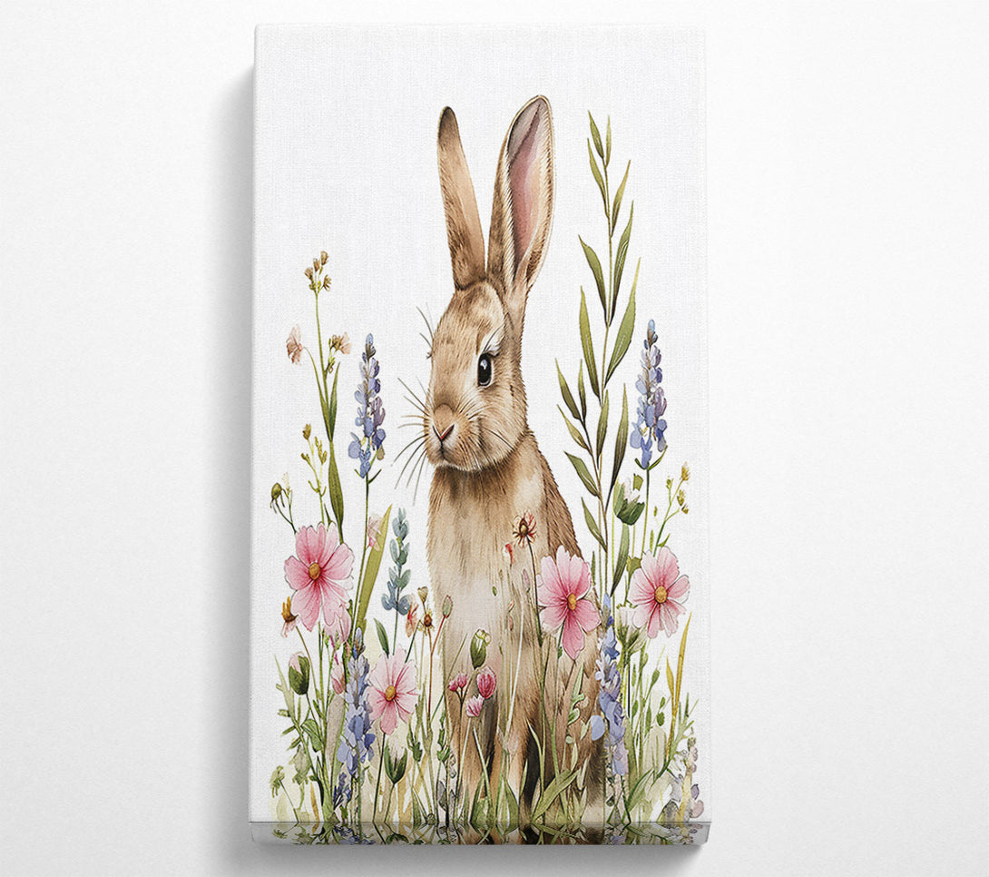 A Canvas Print of Pink Bunny Blooms Canvas Art