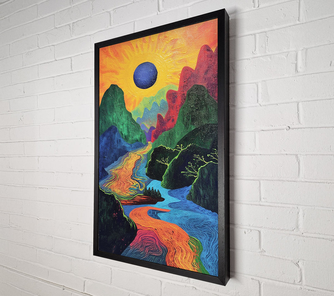  A Canvas Print of Orange River Dreamscape Canvas Print