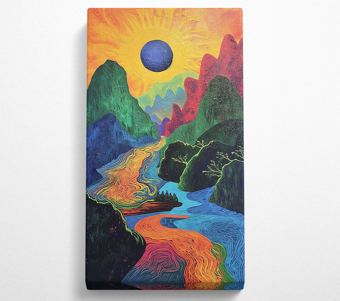 A Canvas Print of Orange River Dreamscape Canvas Print