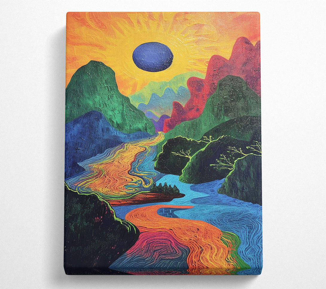  A Canvas Print of Orange River Dreamscape Canvas Print