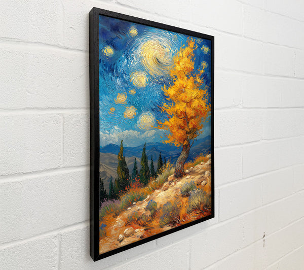 Golden Sky Swirl