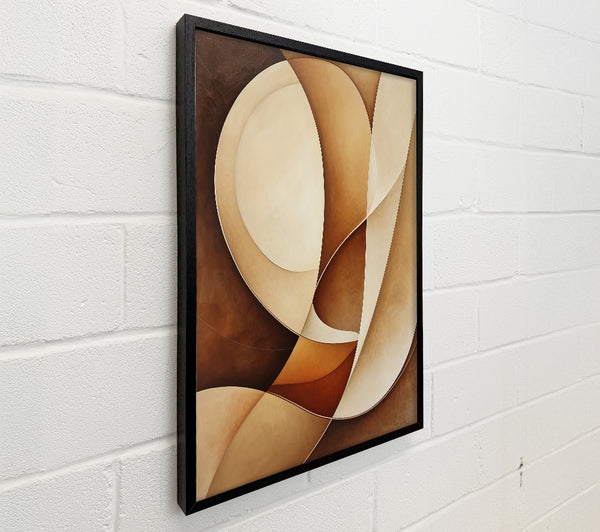 Brown Curving Shapes