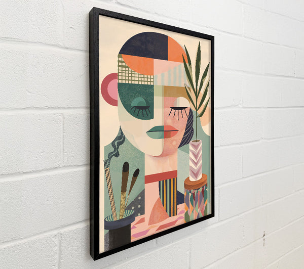 Pink Geometric Serenity