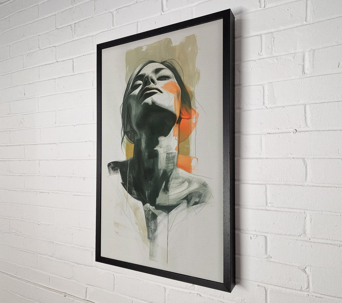  A Canvas Print of Orange Sky Reverie Canvas Wall Art