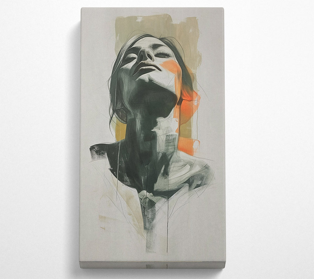  A Canvas Print of Orange Sky Reverie Canvas Wall Art