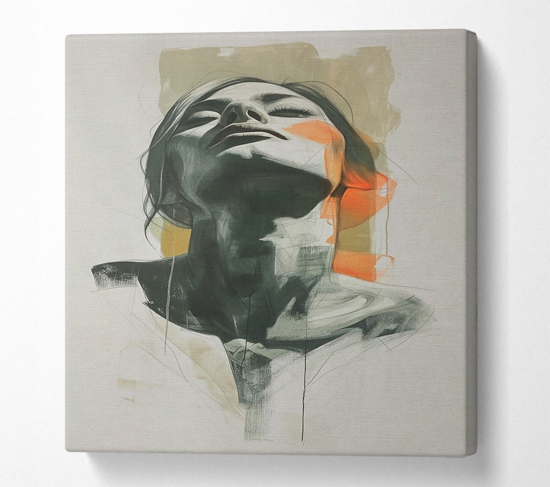  A Canvas Print of Orange Sky Reverie Canvas Wall Art