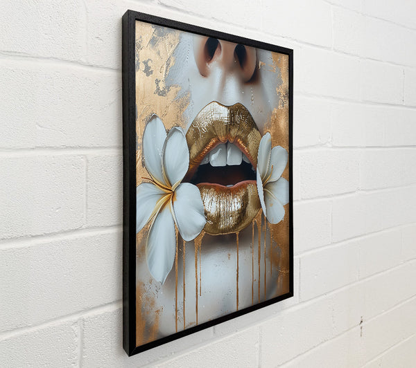 Golden Bloom Lips