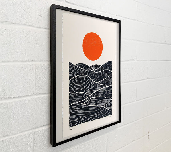 Orange Above Waves