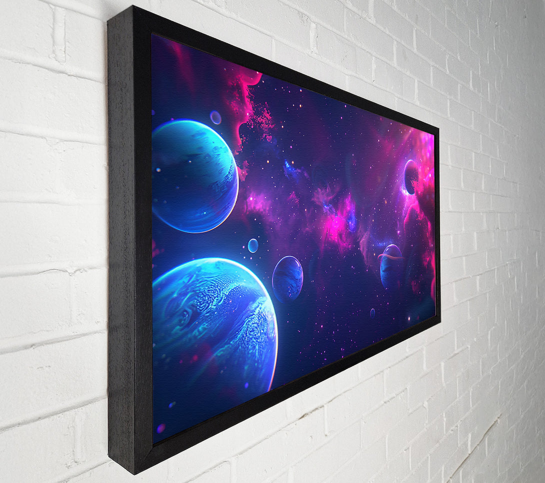  A Canvas Print of Pink Nebula Skies Canvas Print