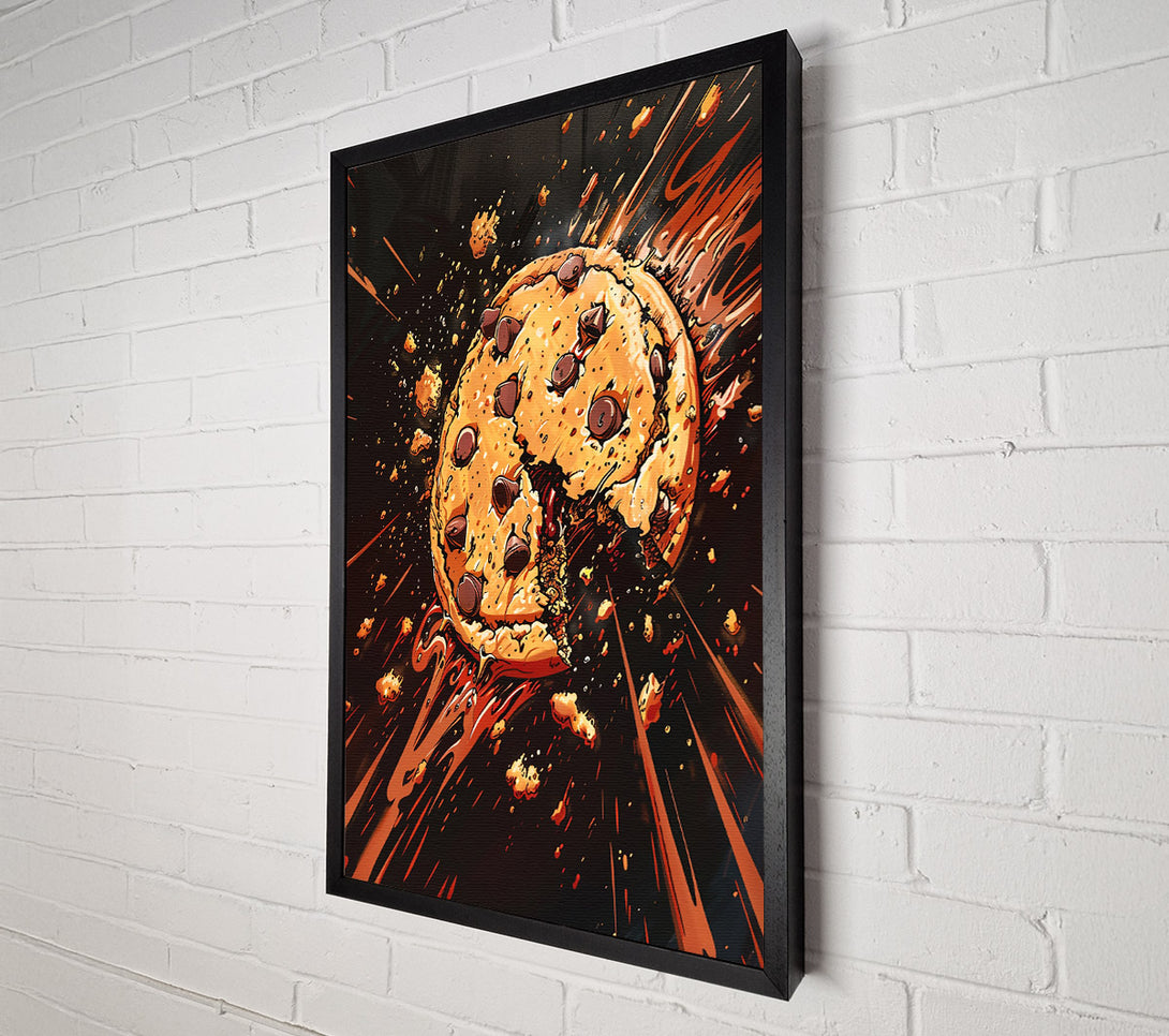  A Canvas Print of Orange Cookie Explosion Canvas Wall Art
