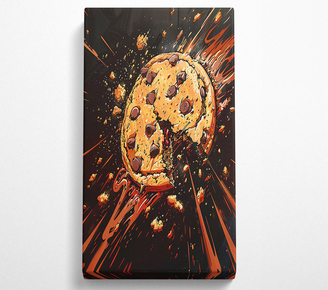  A Canvas Print of Orange Cookie Explosion Canvas Wall Art