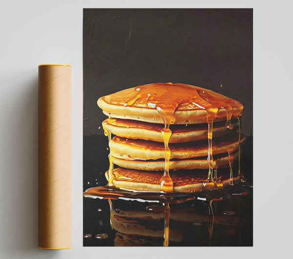 Golden Syrup Stacks Giclee Print