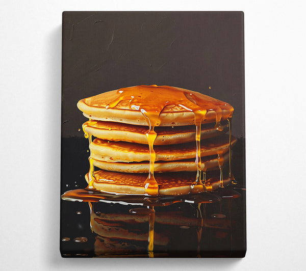  A Canvas Print of Golden Syrup Stacks Canvas Print