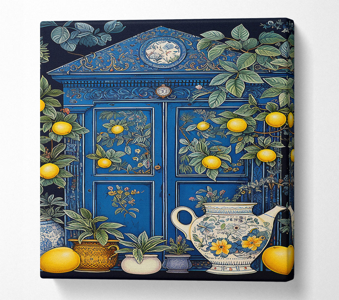  A Canvas Print of Lemon Tree Kitchen Canvas Wall Art
