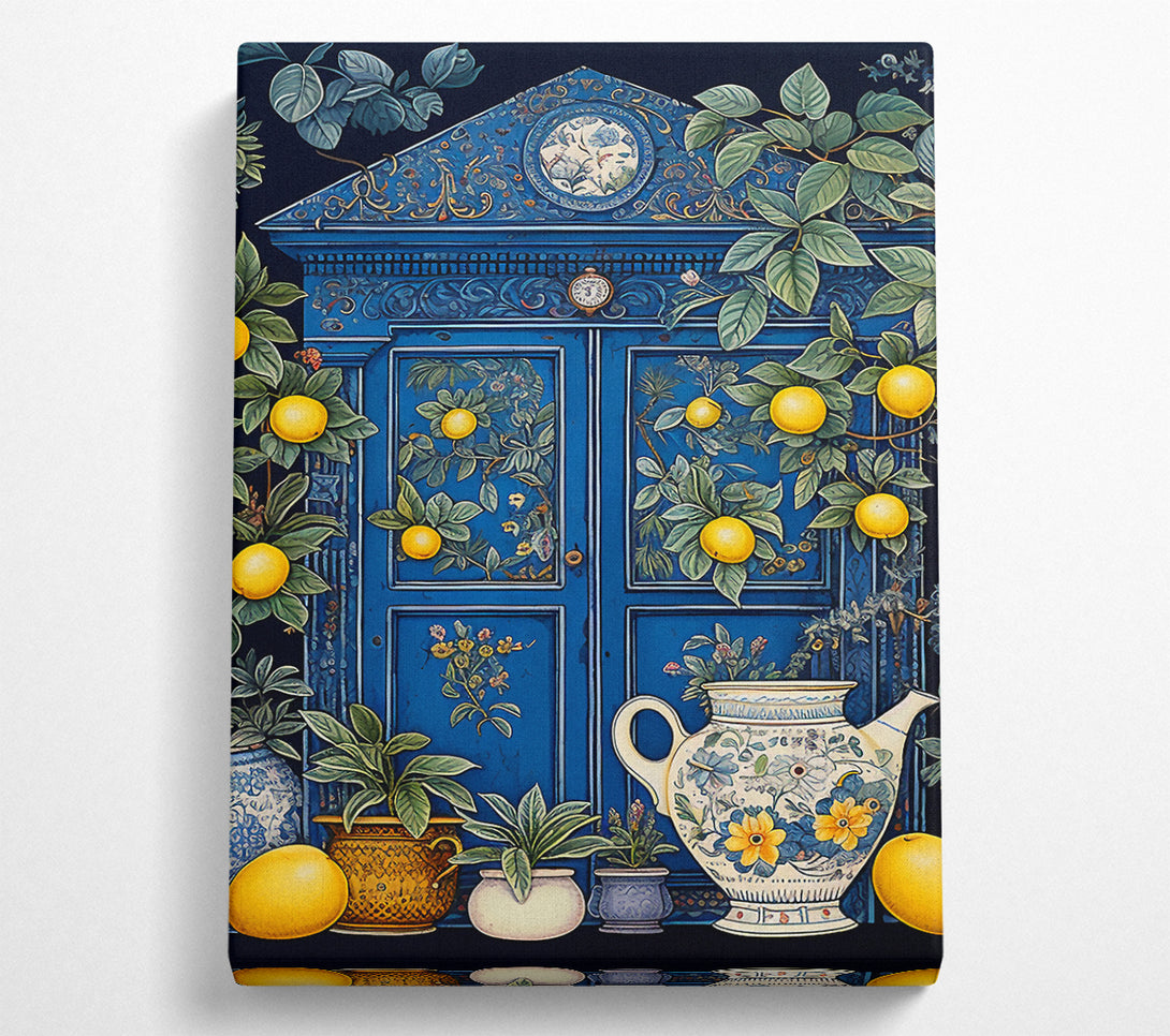  A Canvas Print of Lemon Tree Kitchen Canvas Wall Art