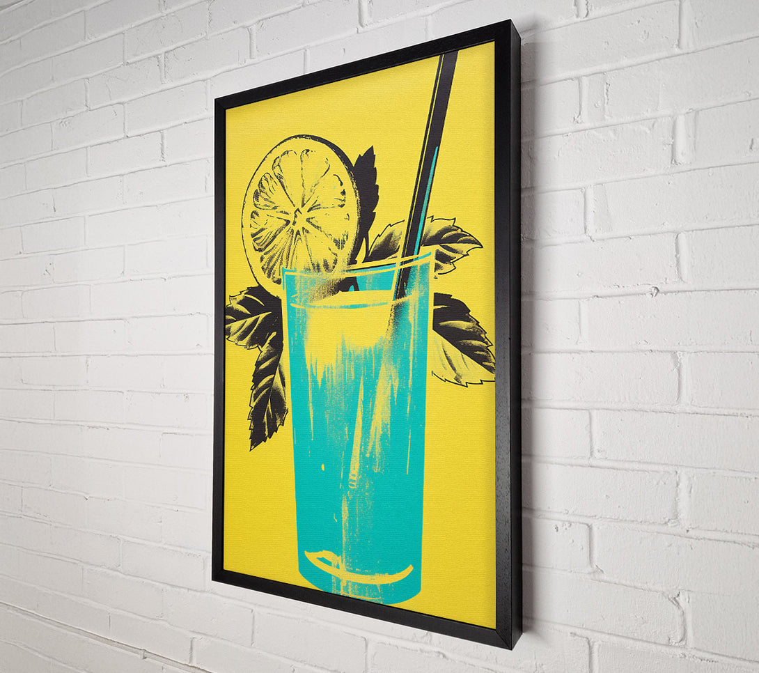  A Canvas Print of Lemonade Retro Canvas Print