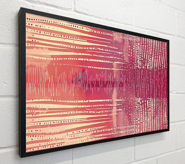 Crimson Stripe Symphony