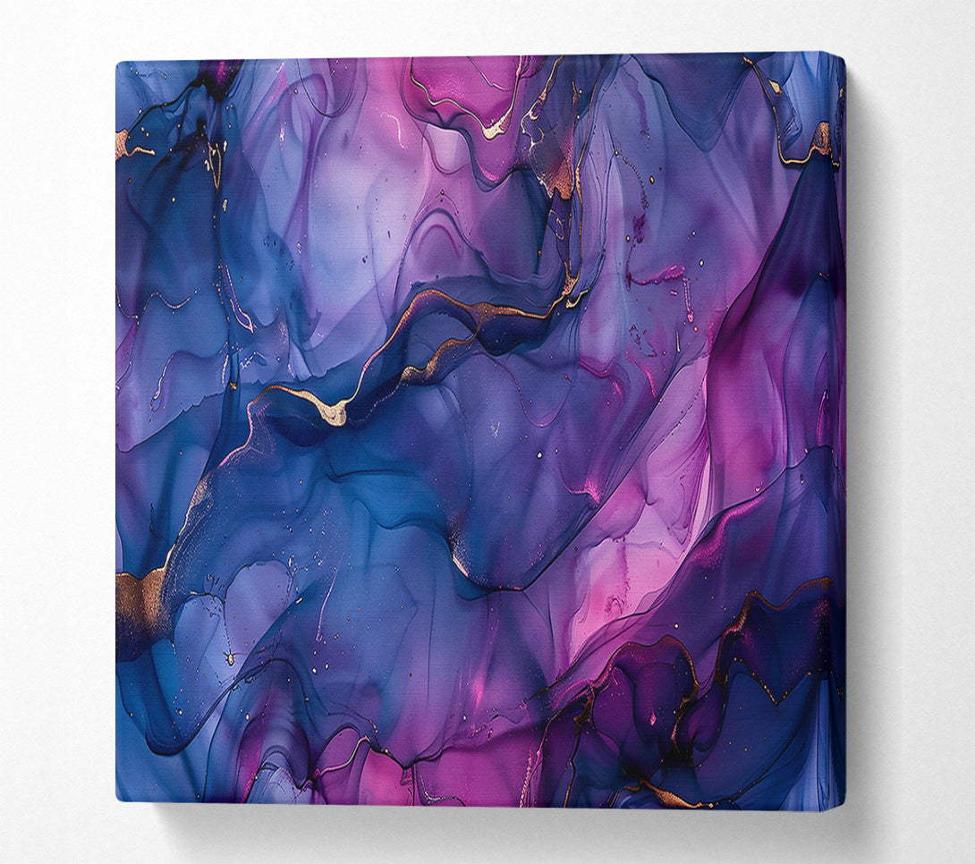  A Canvas Print of Indigo Ink Dreams Canvas Art