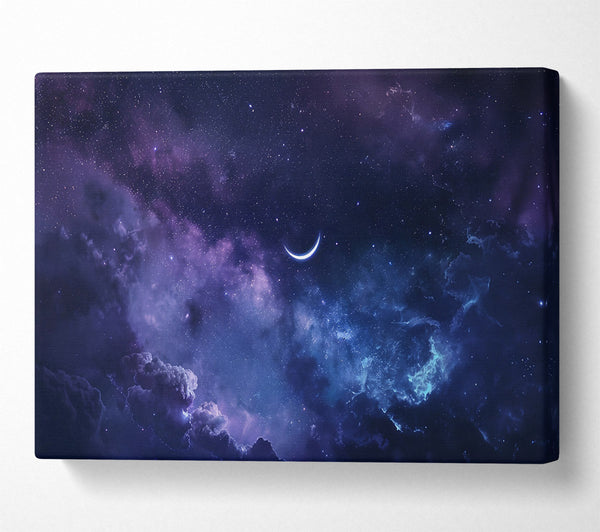  A Canvas Print of Azure Night Sky Canvas Art
