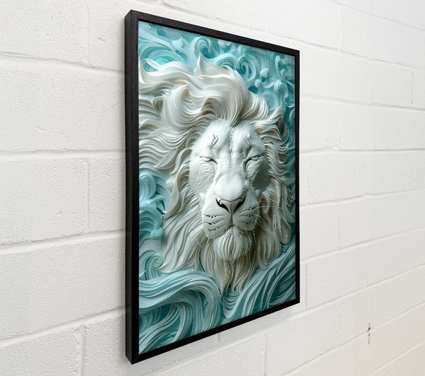 Aqua Lion'S Gaze