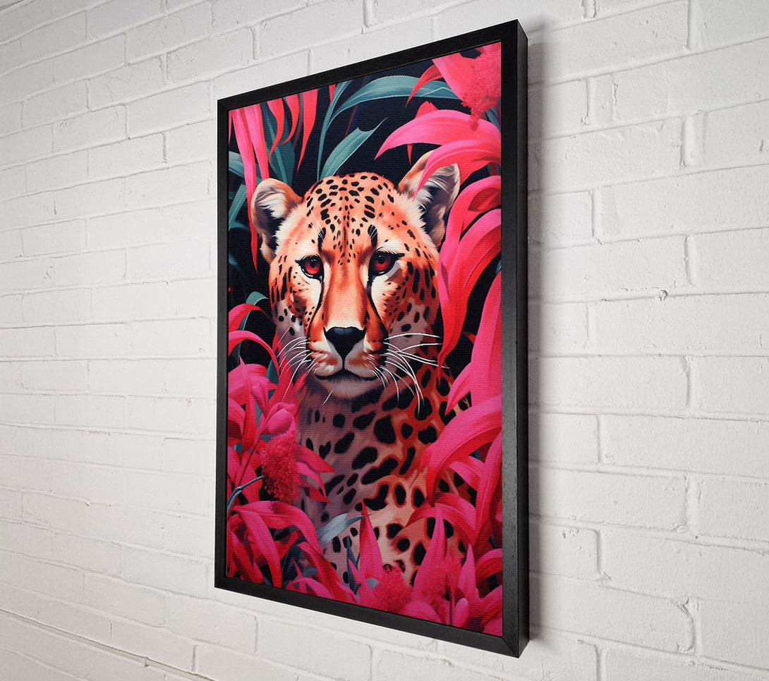  A Canvas Print of Leopard Jungle Canvas Art