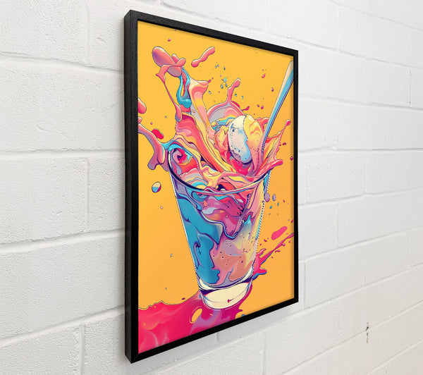 Pink Liquid Explosion
