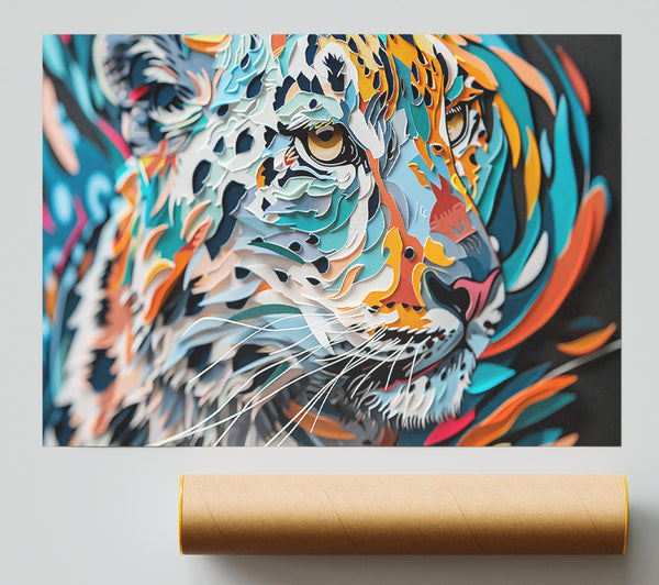 Azure Paper Tiger Poster
