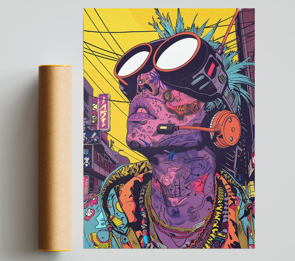 Purple City Dreamer Poster