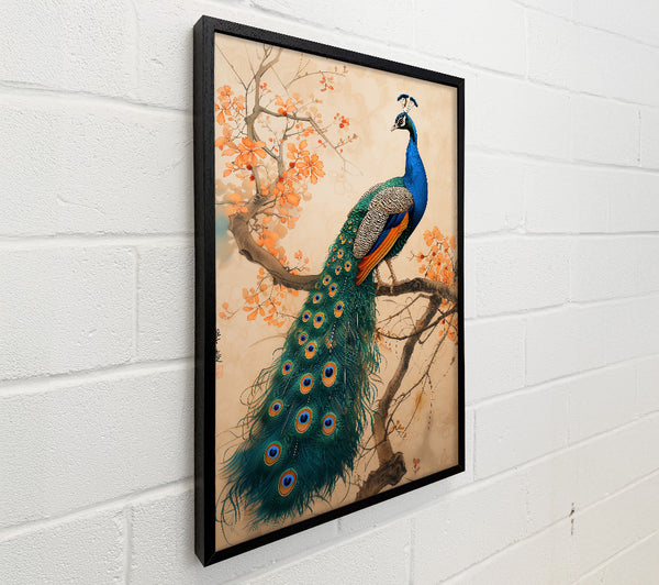 Emerald Peacock Branch