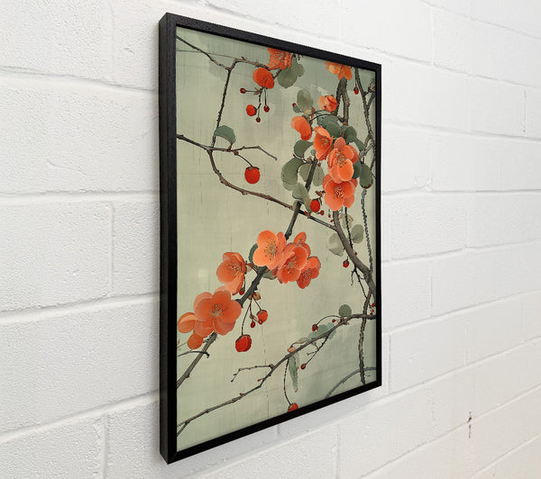 Coral Blossom Branch