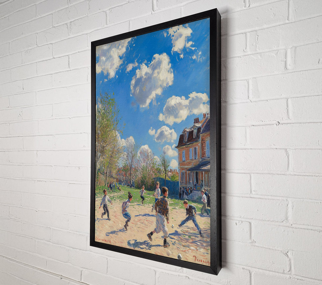  A Canvas Print of Blue Sky Kickabout Canvas Wall Art