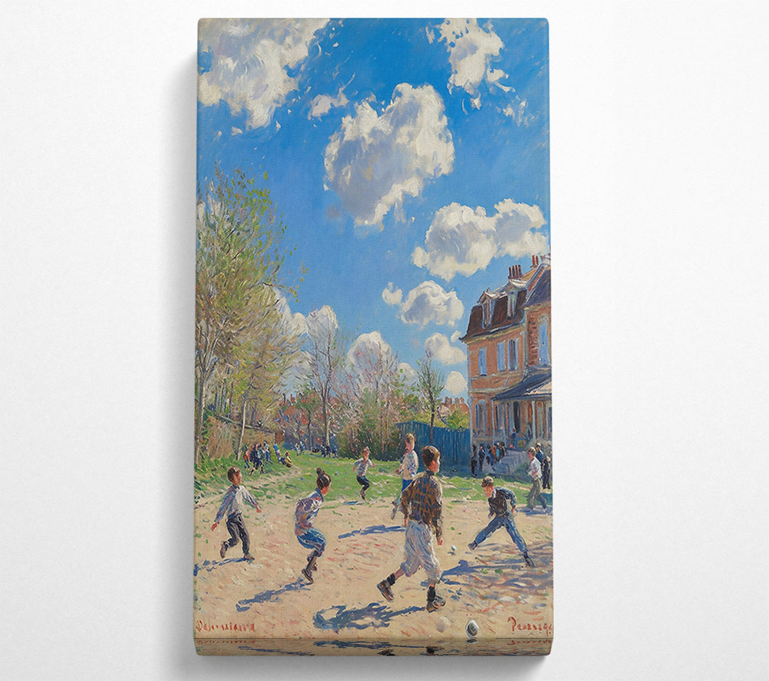  A Canvas Print of Blue Sky Kickabout Canvas Wall Art