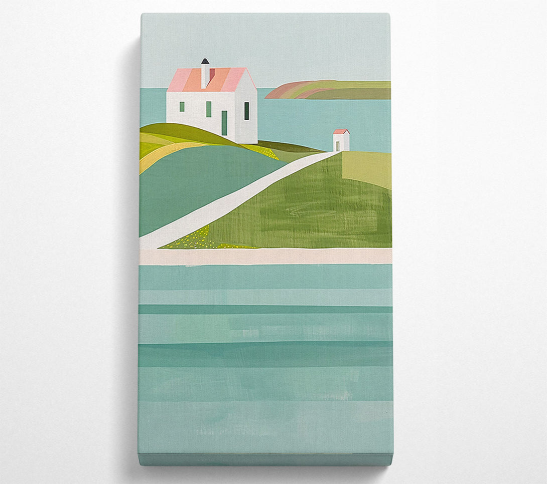  A Canvas Print of The Turquoise Coastline Canvas Print