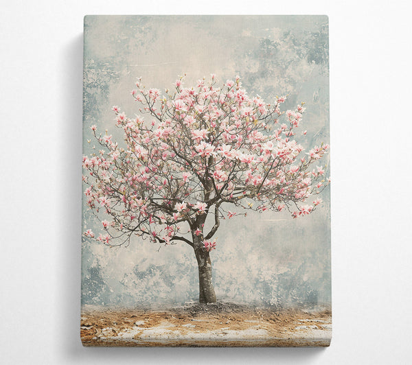  A Canvas Print of Pink Blossoms Bloom Canvas Art