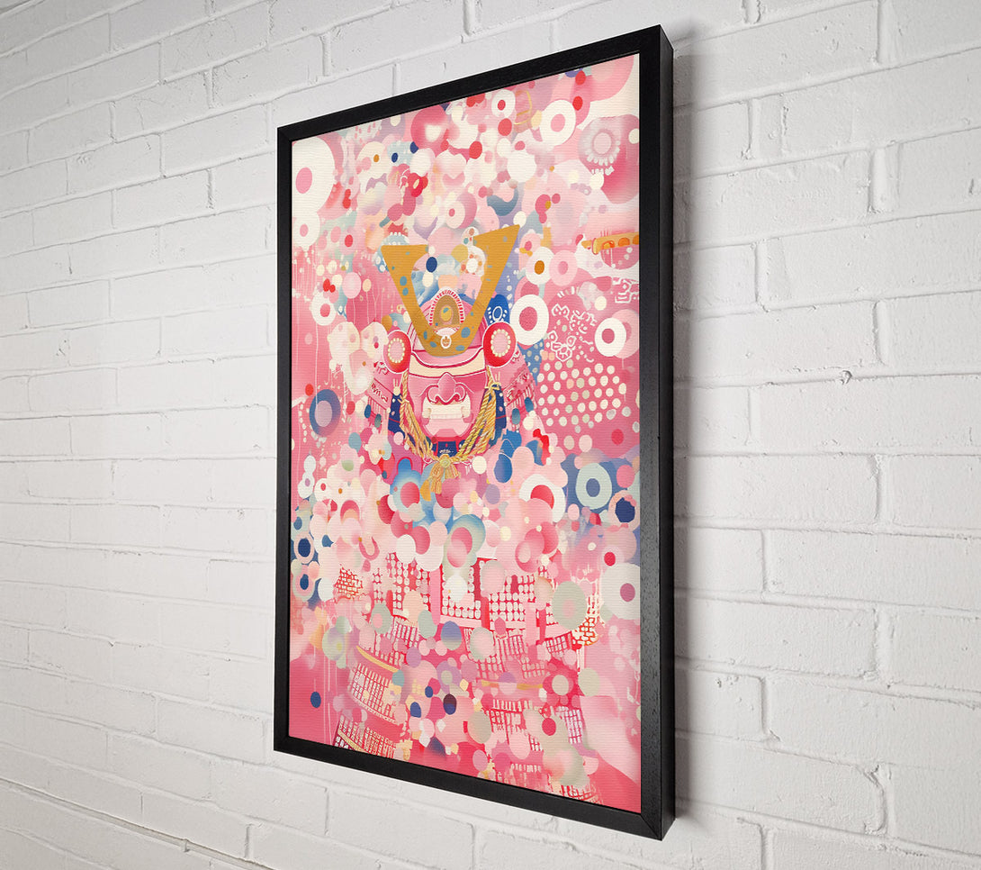  A Canvas Print of Pink Samurai Dreamscapes Canvas Art