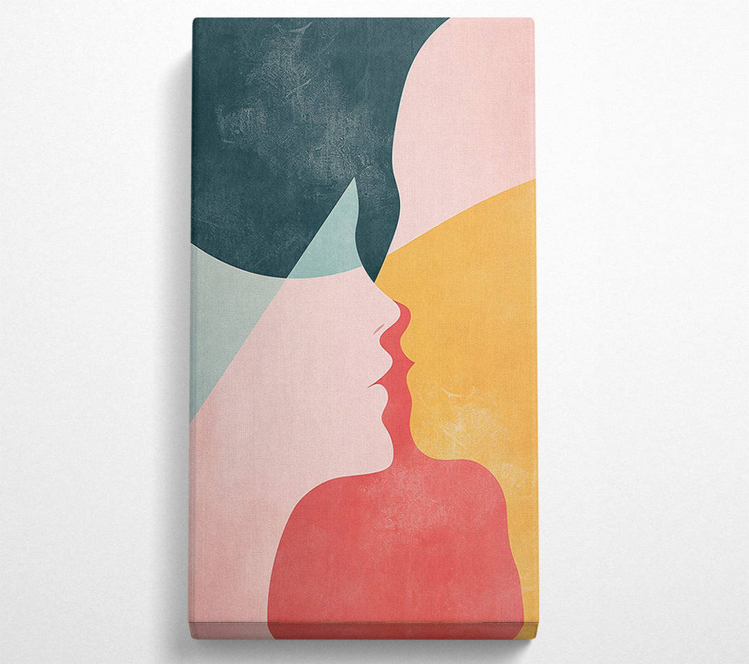  A Canvas Print of Crimson Connection Canvas Art