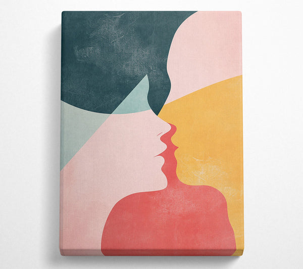  A Canvas Print of Crimson Connection Canvas Art