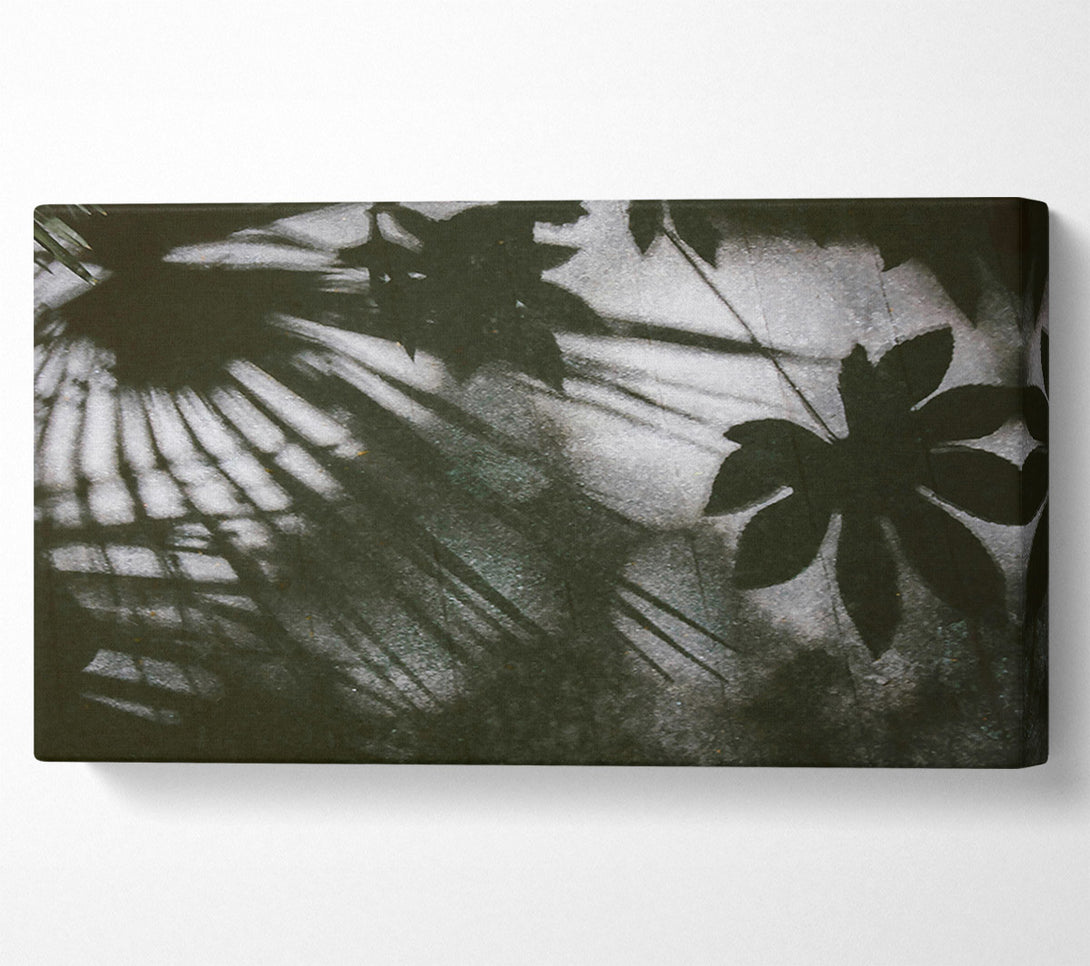  A Canvas Print of Silver Leaf Shadows Canvas Art