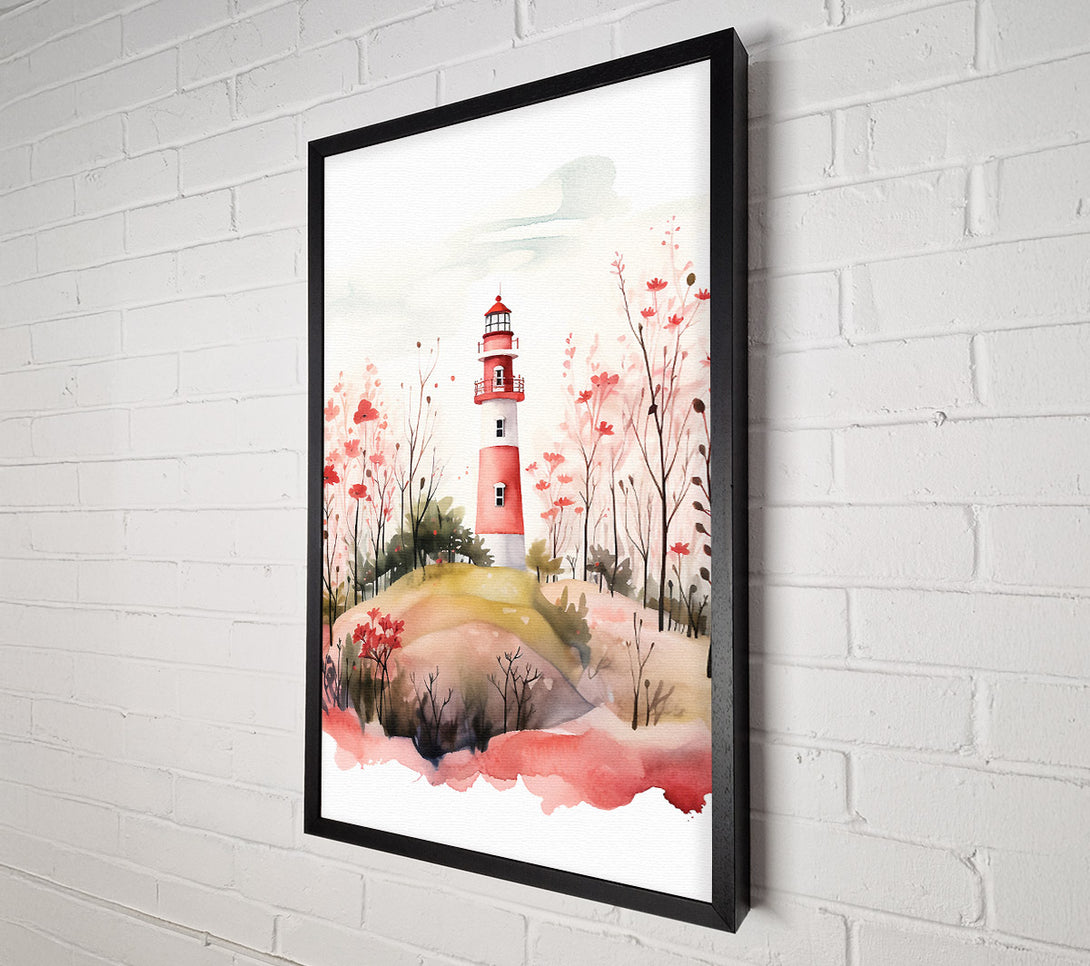  A Canvas Print of Lighthouse Garden Canvas Art