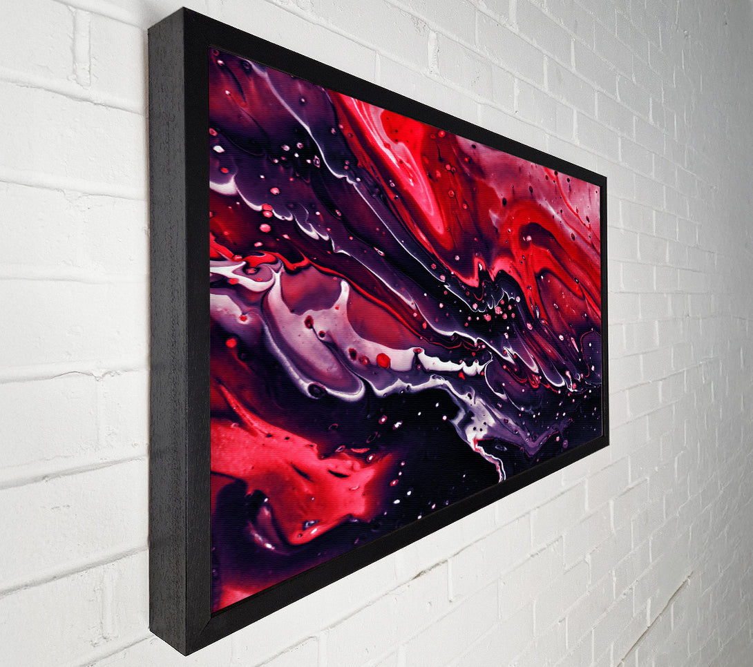  A Canvas Print of Crimson Cosmic Flow Canvas Art