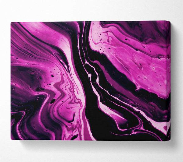  A Canvas Print of Fuchsia Fluid Dance Canvas Art