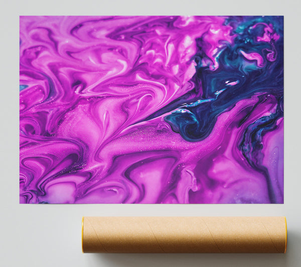 Purple Swirl Dreams Giclee Print