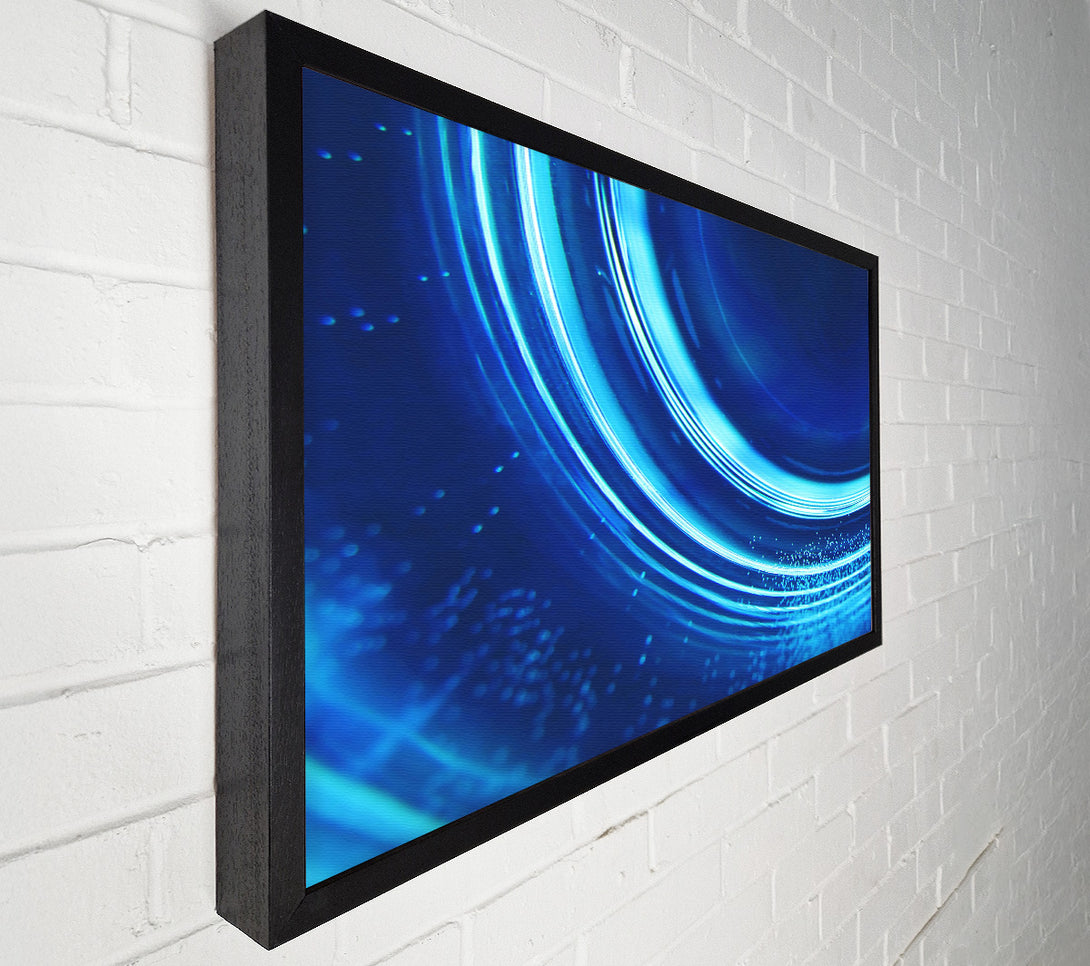  A Canvas Print of Azure Blue Rings Canvas Art