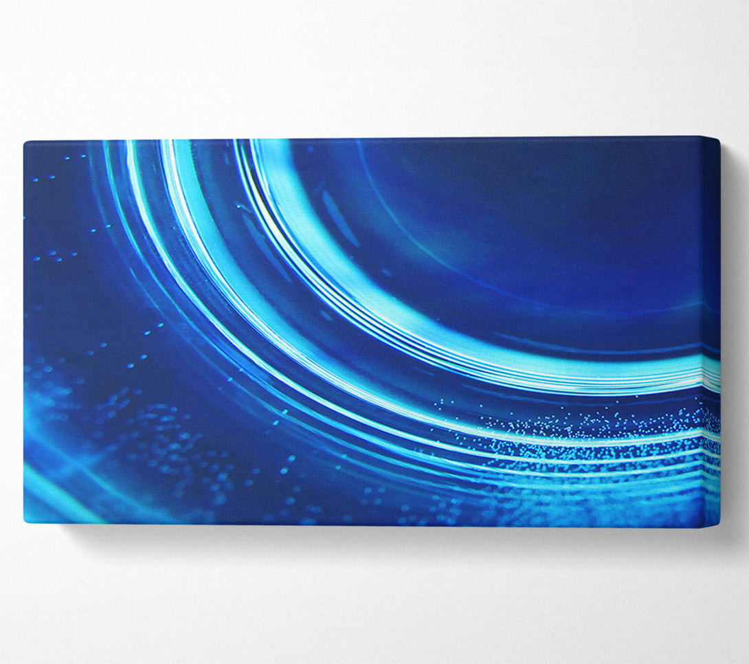  A Canvas Print of Azure Blue Rings Canvas Art