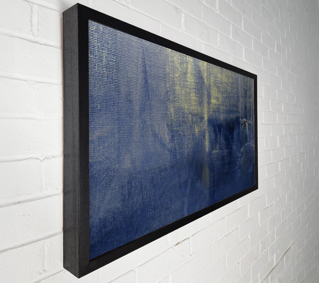  A Canvas Print of Indigo Light Streaks Canvas Wall Art