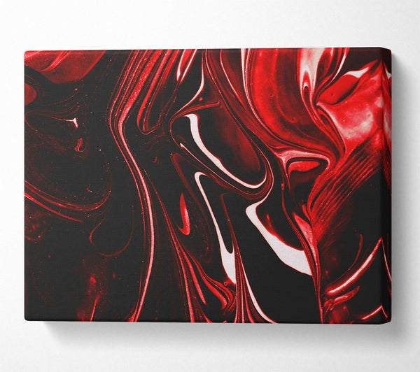 A Canvas Print of Crimson Liquid Dreams Canvas Print
