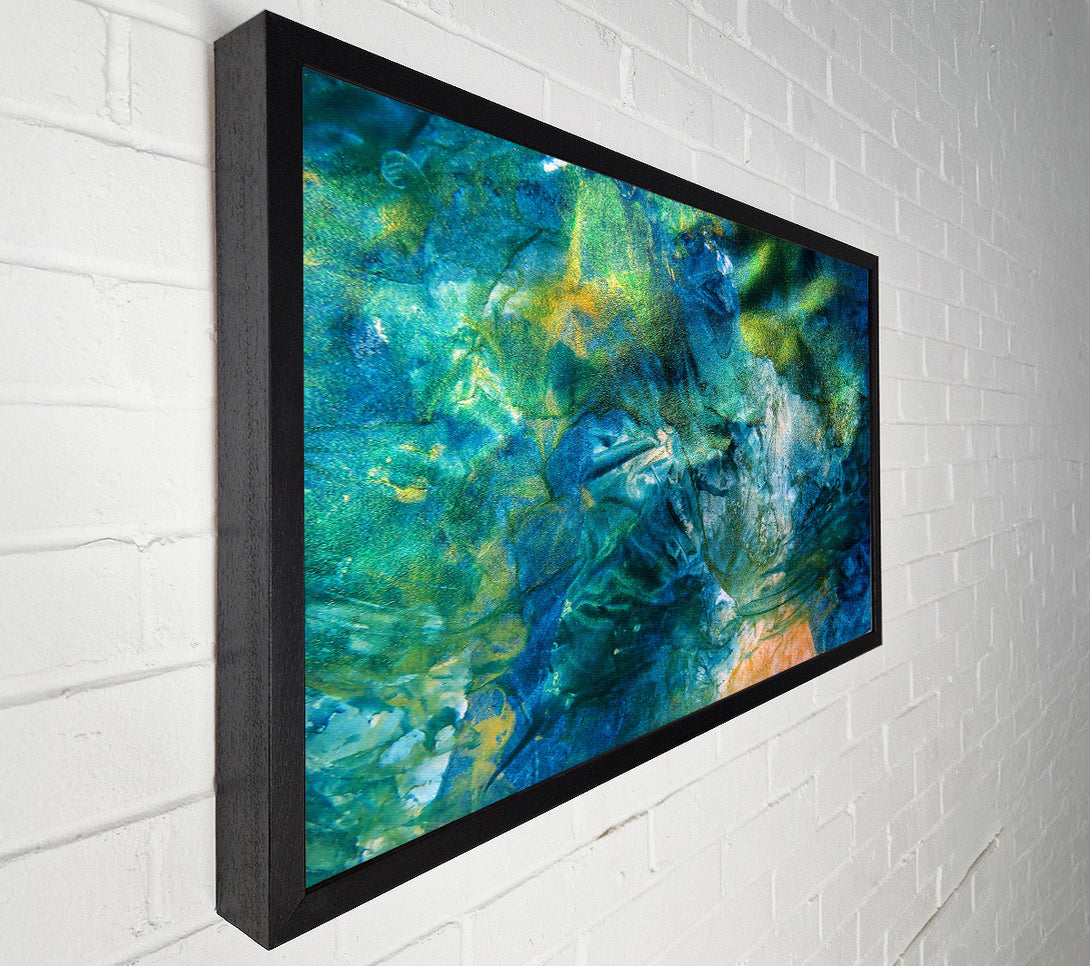  A Canvas Print of Azure Green Dreamscape Canvas Wall Art
